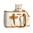 Bolsa de Transporte Pet Confortável com Alças e Bolsos Práticos