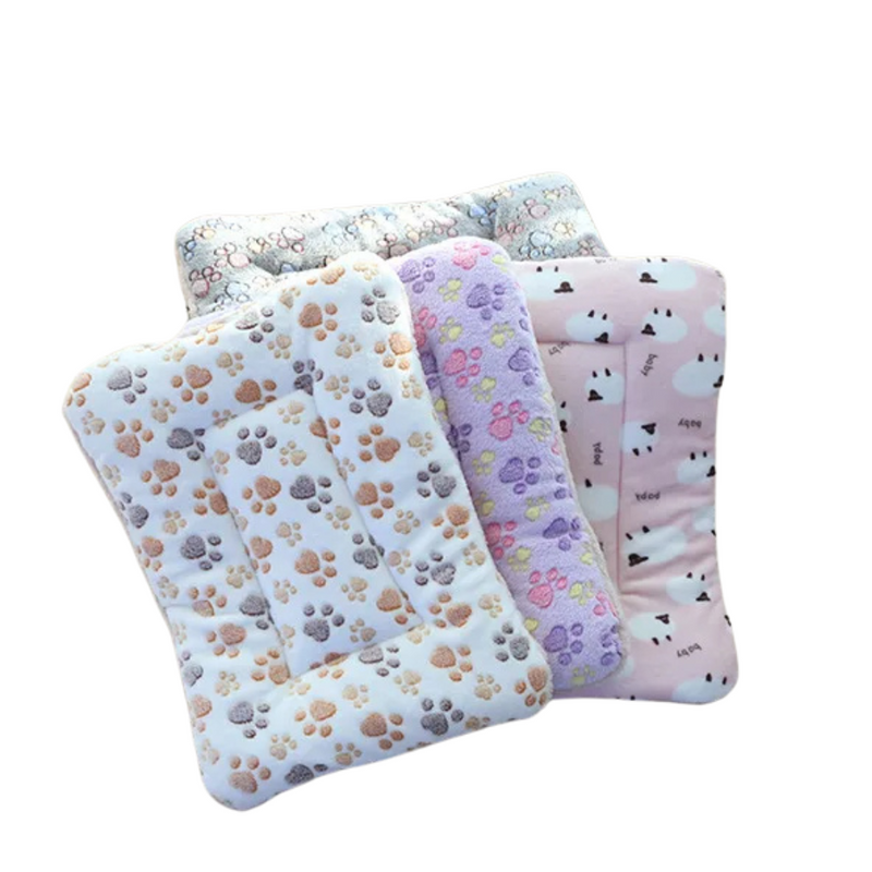 Cobertor de Veludo Confortável para Cães e Gatos – Manta e Almofada em Um