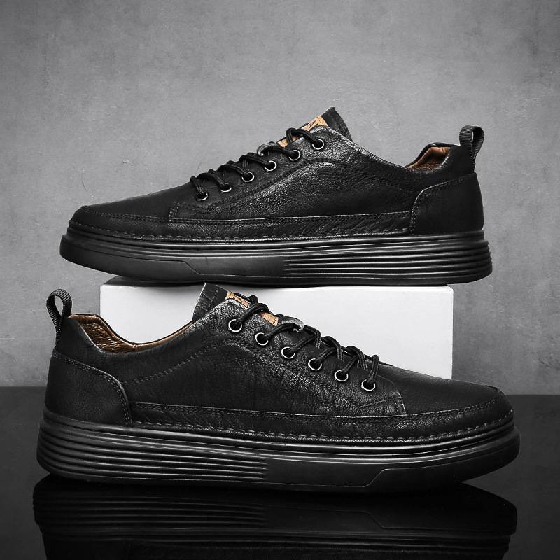 Tênis Masculino de Couro Genuíno - Conforto e Estilo Agostini