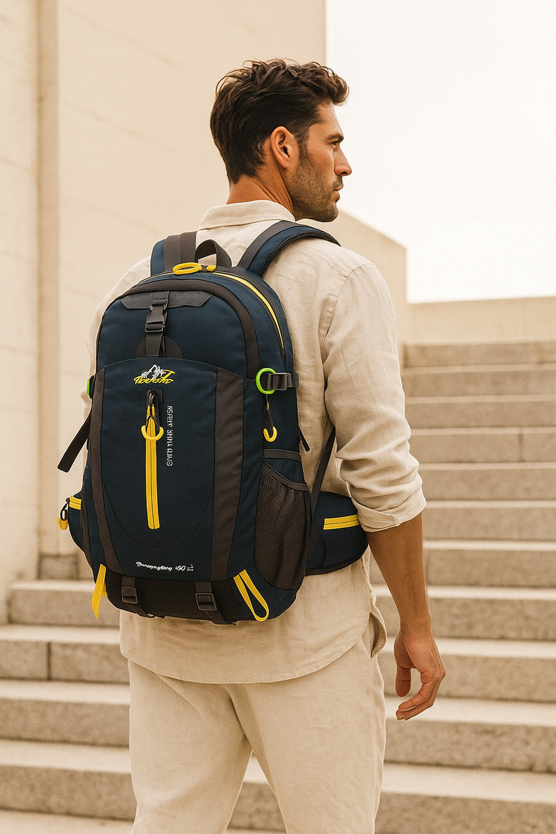 Mochila de Camping Impermeável 40L - Conforto e Praticidade para Aventura