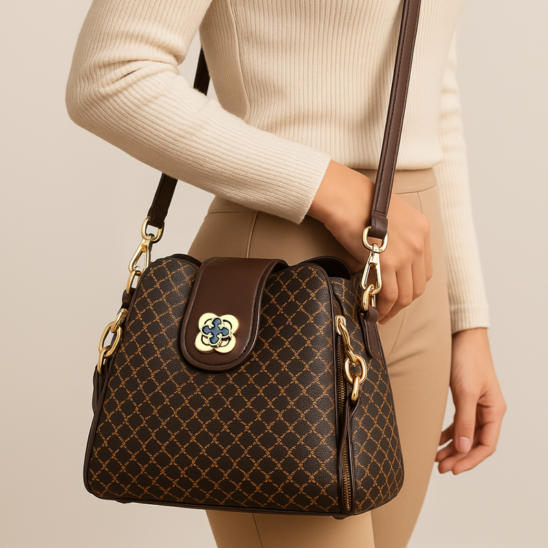 Bolsa de Couro Genuíno Saint Lumier: Sofisticação e Conforto para o Dia a Dia