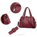 Bolsa Gina em Couro Legítimo - Praticidade e Elegância para o Seu Dia a Dia