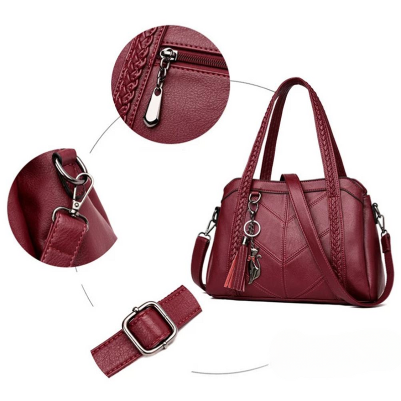 Bolsa Gina em Couro Legítimo - Praticidade e Elegância para o Seu Dia a Dia