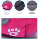 Almofada Quadrada Flanelada Para Cama Com Tecido Oxford Durável