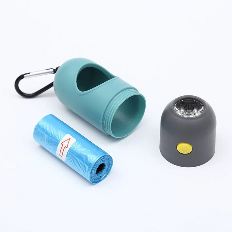 Suporte Prático para Sacos de Cata Caca com Lanterninha LED
