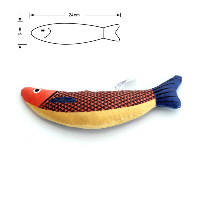 Peixe Mastigável para Gatos com Catnip – Diversão e Conforto para Seu Felino