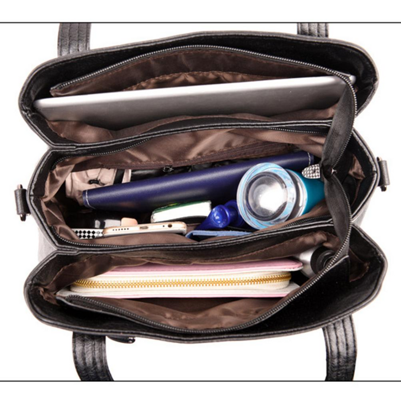 Bolsa Gina em Couro Legítimo - Praticidade e Elegância para o Seu Dia a Dia