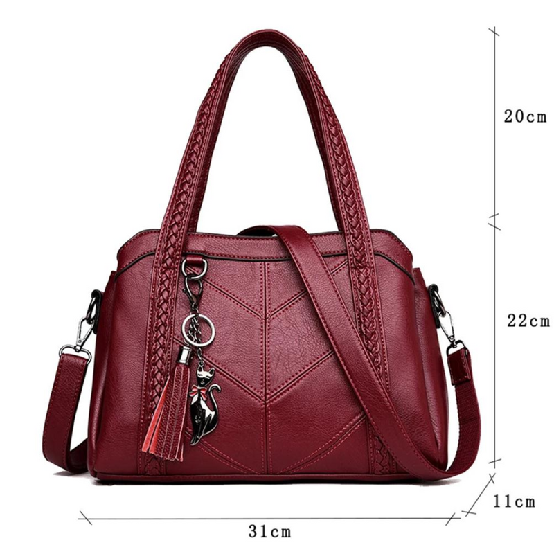 Bolsa Gina em Couro Legítimo - Praticidade e Elegância para o Seu Dia a Dia