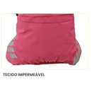 Capa de Chuva Pet Impermeável e Refletiva para Conforto e Proteção