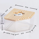 Banheira de Areia Confortável para Hamsters e Porquinhos da Índia - Transforme o Banho em Um Momento de Bem-Estar