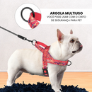 Coleira Peitoral Confortável para Cachorros com Duas Argolas de Guia