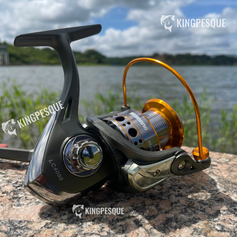Molinete Shimano Com Drag de 10 kg e 12 Rolamentos Para Uma Pesca Eficiente e Confiável