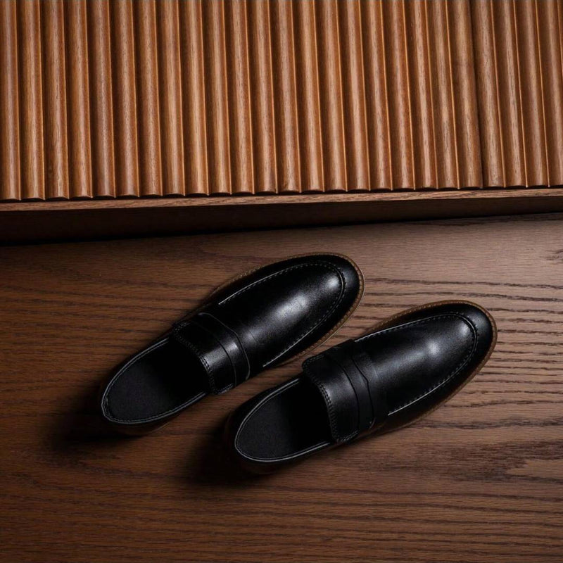 Mocassim Masculino Preto em Couro Dolph