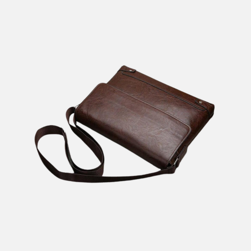 Bolsa de Ombro em Couro Genuíno - Estilo e Praticidade para o Profissional Moderno