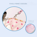 Conjunto Elegante de Vestido e Chapéu para Coelhos