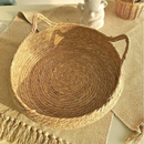 Caminha Ecológica de Bambu para Cães e Gatos: Conforto e Estilo Natural