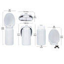 Garrafa Dobrável de Silicone para Hidratação do Seu Pet em Viagens e Passeios