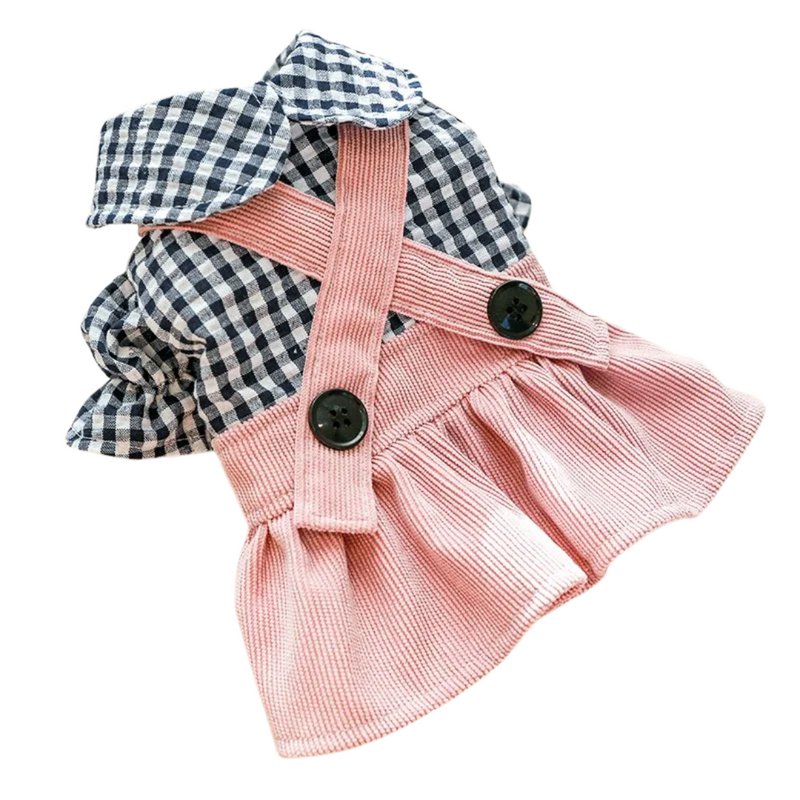 Vestido Jardineira Confortável para Cachorros – Estilo e Liberdade em Cada Movimento