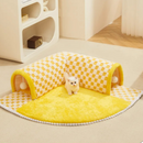 Túnel Tapete Confortável para Gatos com Bolinhas para Arranhar
