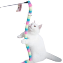 Brinquedo Interativo para Gatos: Minhoca e Varinha Cobra para Diversão e Estímulo