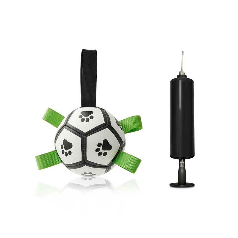 Bola Mordedora com Alças para Cachorros – Diversão e Conforto em Cada Mordida