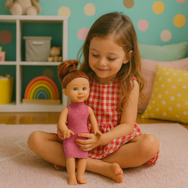 Kit Pague 1 leve 3 Bonecas Rhanya Basic – Loira, Castanha e Pink (40cm) | Diversão, Estilo e Imaginação em Dose Tripla! + Brinde Surpresa