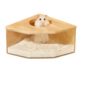 Banheira de Areia Confortável para Hamsters e Porquinhos da Índia - Transforme o Banho em Um Momento de Bem-Estar