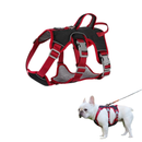 Coleira Peitoral Ajustável para Cachorros – Conforto e Segurança com Reflexividade em 6 Pontos