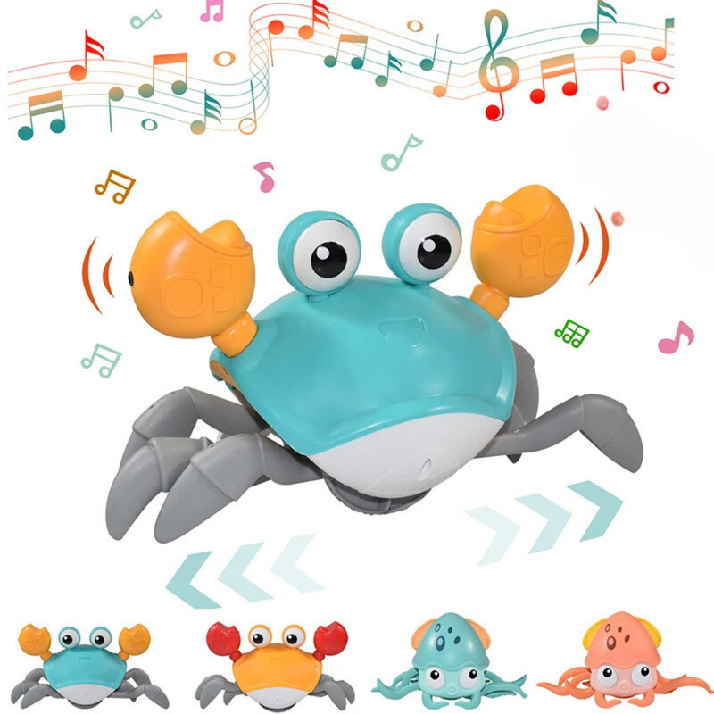 Brinquedo Interativo para Pets: Caranguejo com Sons Divertidos