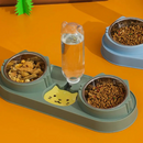 Tigela Pet 3 em 1: Conforto e Praticidade em Bebedouro e Comedouro Inox para Cães e Gatos
