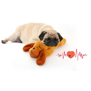 Brinquedo Pelúcia Calmante com Vibração e Batimentos Cardíacos para Aliviar a Ansiedade dos Cachorros