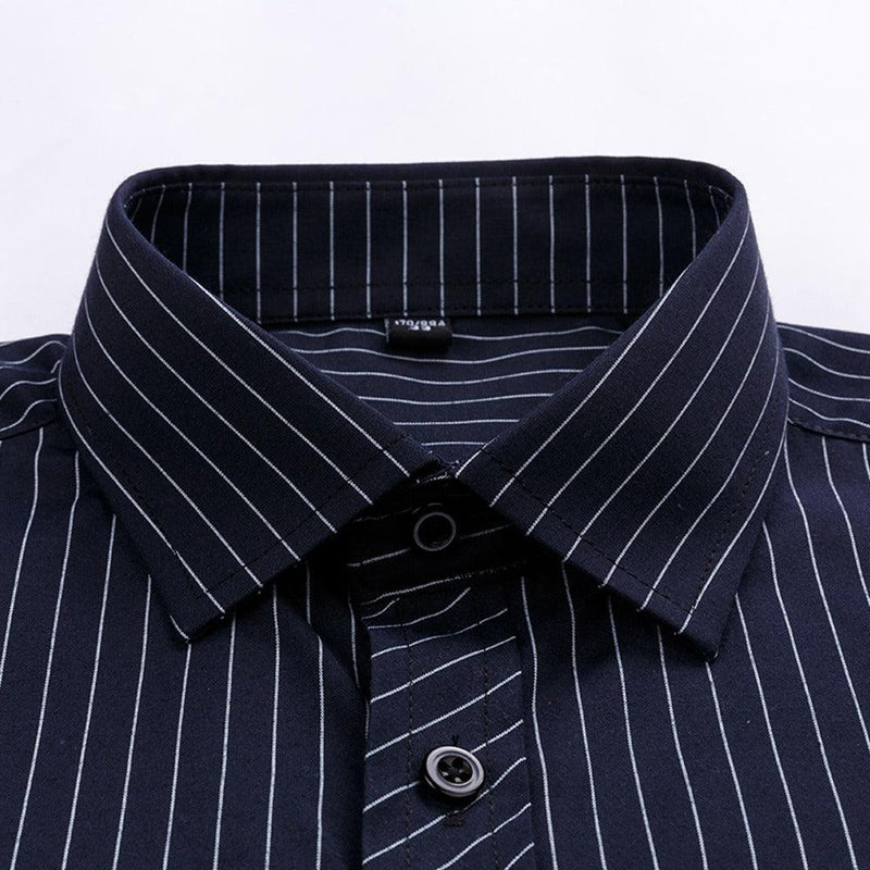 Camisa Xadrez Manga Longa Masculina Navy