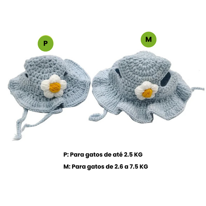 Gorro de Tricô Confortável para Gatos: Estilo e Aconchego