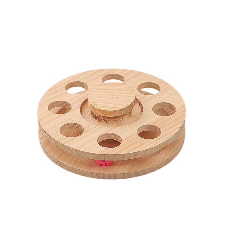 Mesa Giratória com Cogumelo Arranhador: Diversão e Conforto para Gatos