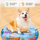 Tapete Inflável de Água Resfriada para Diversão e Conforto de Cães e Gatos