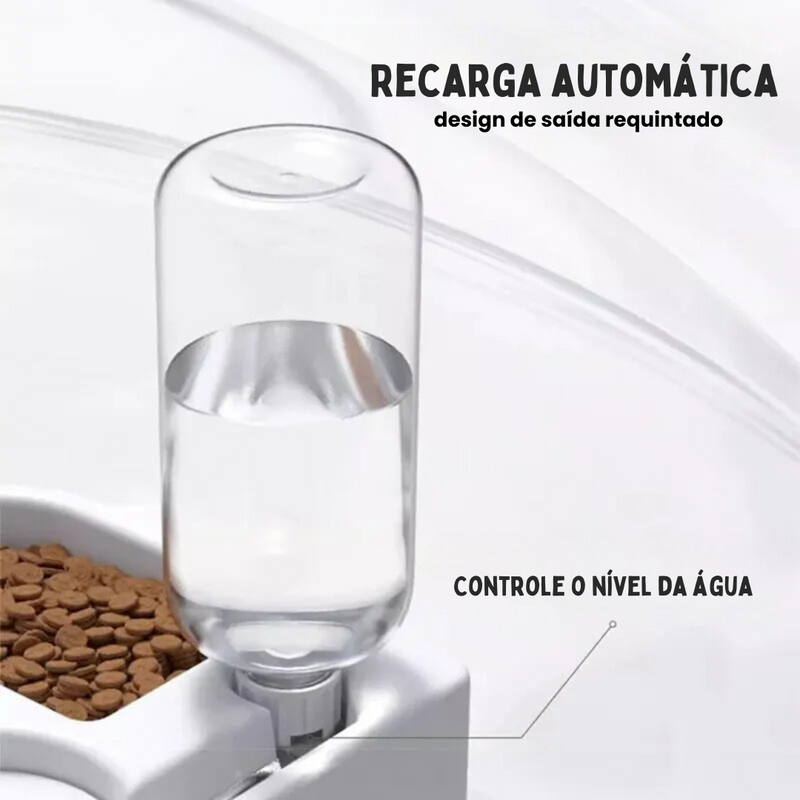 Conforto e Praticidade: Comedouro e Bebedouro Automático Duplo para Pets