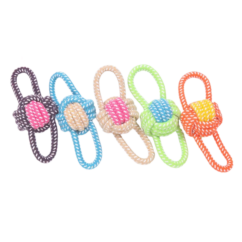 Brinquedo de Corda Resistente para Cachorros – Diversão e Conforto para Seu Pet