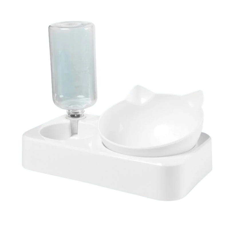 Comedouro e Bebedouro Elevado Ergonômico Duplo para Cães e Gatos – Conforto e Praticidade na Alimentação