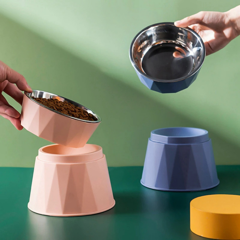 Comedouro e Bebedouro Elevado Ergonômico para Cães e Gatos - Conforto e Praticidade na Alimentação