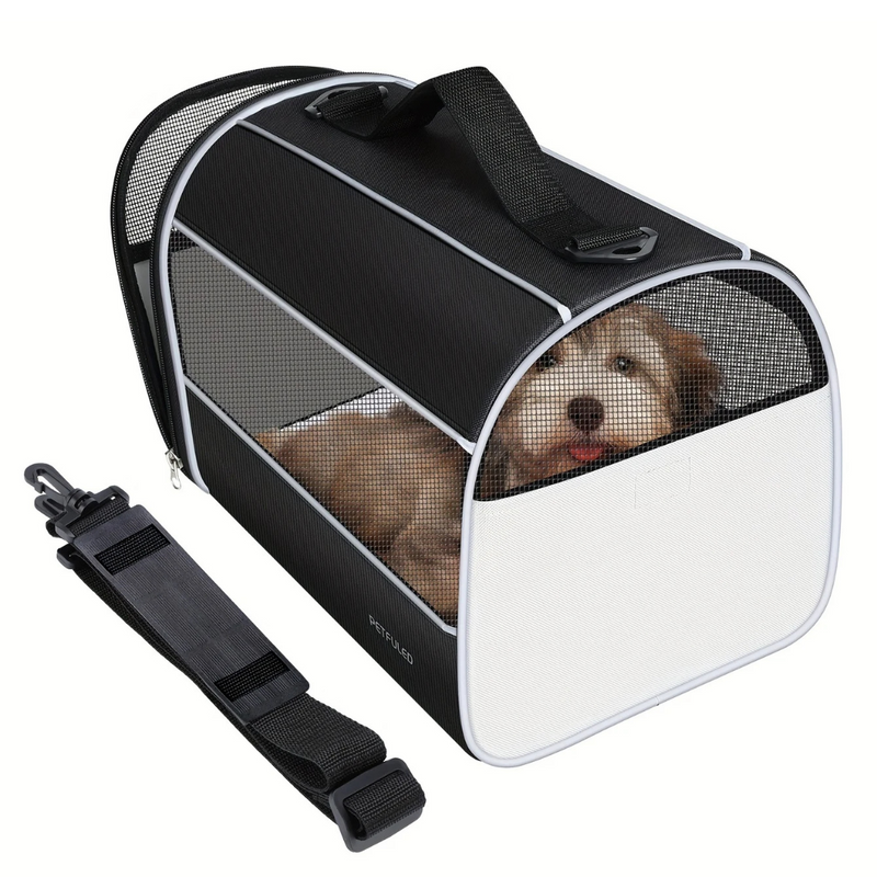 Transporte Seu Pet Com Conforto e Estilo: Bolsa Caixa Telada Prática e Leve