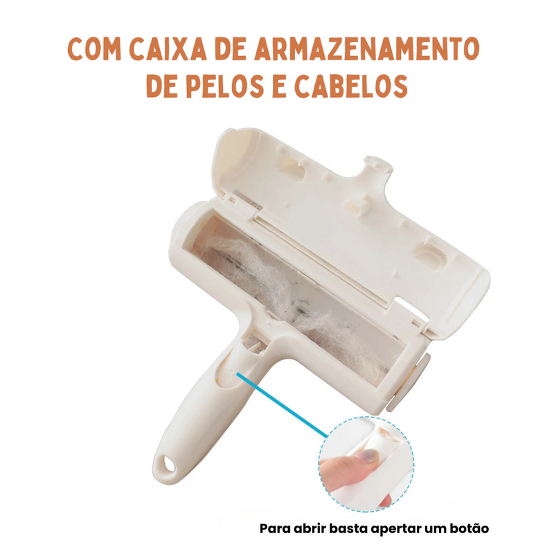 Rolo Removedor de Pelos para Roupas e Estofados: Conforto e Limpeza em Um Toque