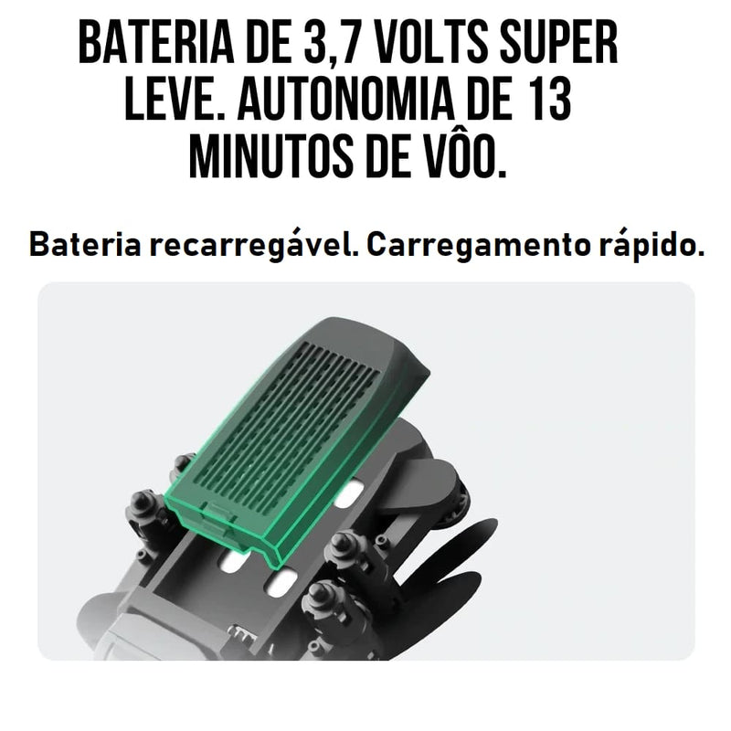 Mini Drone com Câmera 4K HD WiFi