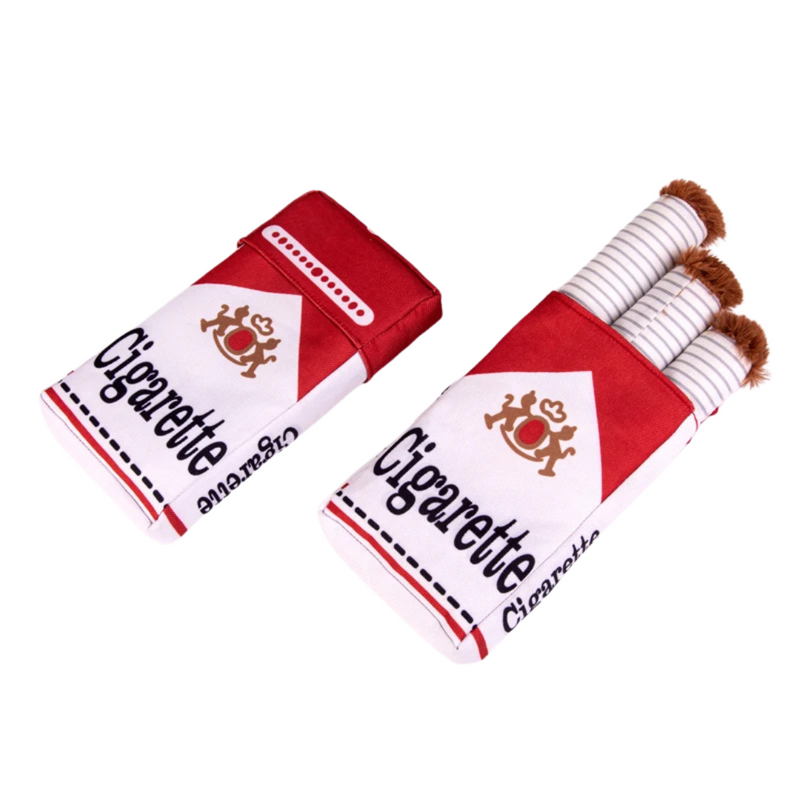 Cachorro Feliz: Brinquedo de Mastigar em Formato de Cigarro com Som de Apito