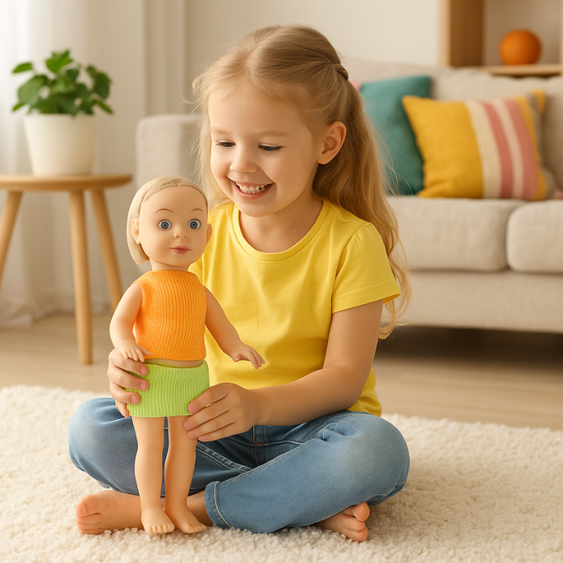 Kit Pague 1 leve 3 Bonecas Rhanya Basic – Loira, Castanha e Pink (40cm) | Diversão, Estilo e Imaginação em Dose Tripla! + Brinde Surpresa