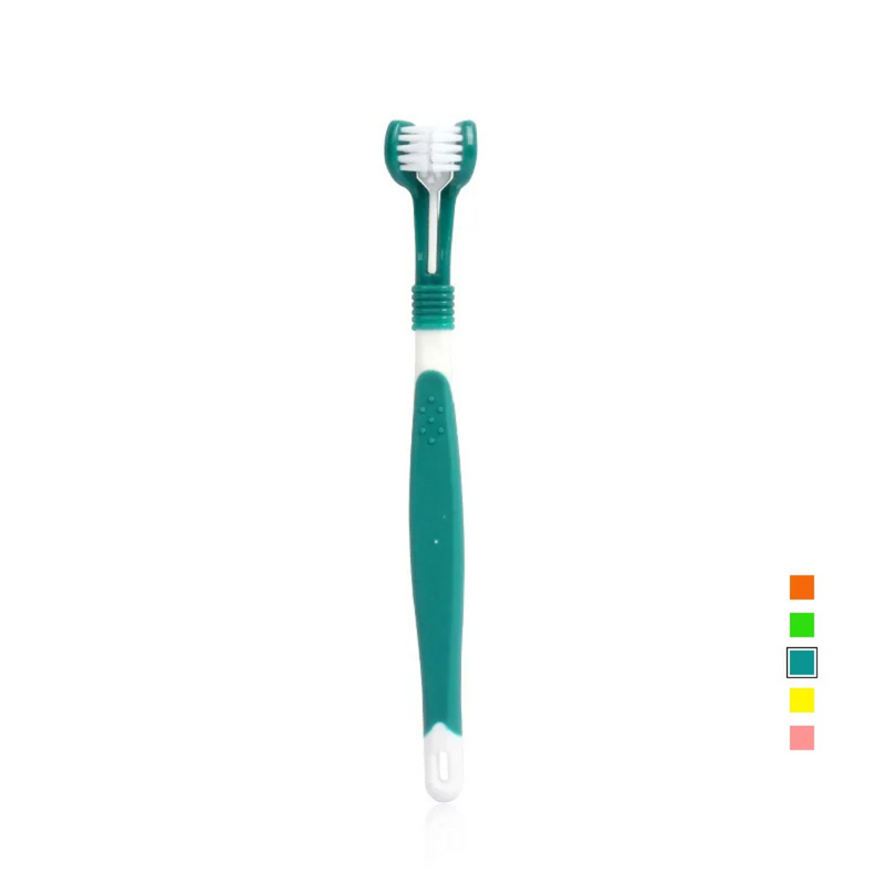 Escova Dental Pet Triflex para Cuidados Gengivais Confortáveis