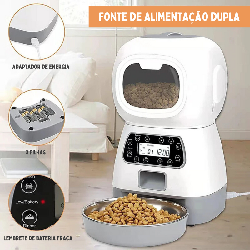 Alimentador Inteligente Automático para Cães e Gatos: Praticidade e Conforto na Alimentação Diária