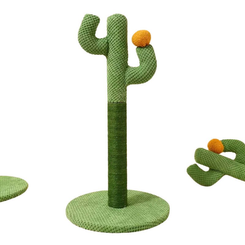 Arranhador Sisal Cacto: Brincadeira e Conforto para Gatos
