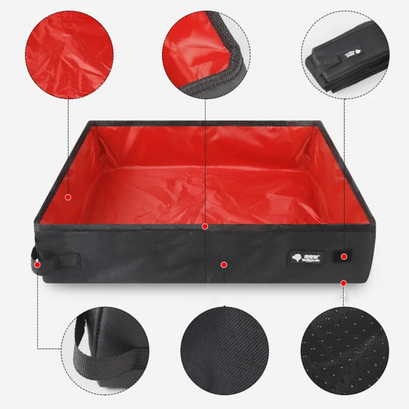 Caixa de Areia Dobrável e Impermeável para Gatos – Praticidade e Conforto em Viagens