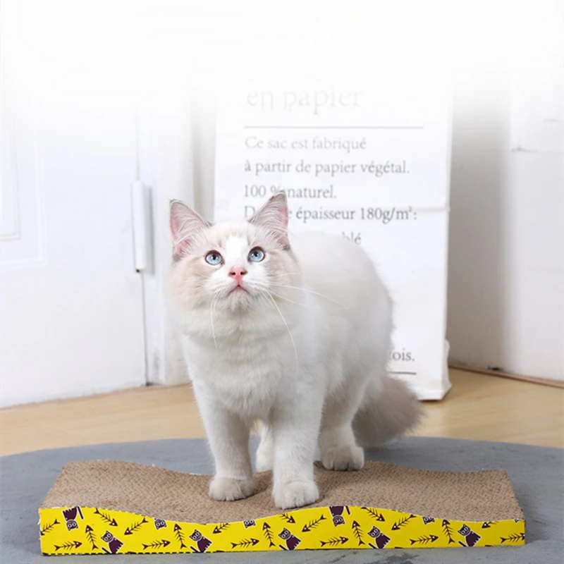 Arranhador Ondulado para Gatos: Conforto e Diversão em Cada Rasgadinha