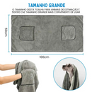 Toalha de Banho Pet em Microfibra Ultra Absorvente para Conforto e Praticidade na Hora do Banho